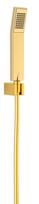 Dušo komplektas FERRO Jive, komplekte dušo galvutės laikiklis, žarna 150 cm, dušo galvutė, aukso spa