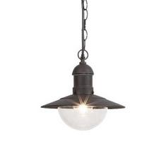 Lauko šviestuvas G.LUX Gh-213-S-Bl, 1 x E27, IP44, pakabinamas, juodos sp.