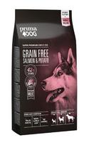 Sausas šunų ėdalas PRIMADOG, be grūdų, lašiša-bulvės, visiems suaugusiems šunims, 10kg
