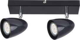 Kryptinis šviestuvas RABALUX Perico 73017, GU10 2X MAX 5W, skermuo 70 mm, IP20, 230V, 50Hz, juodos s