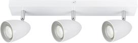 Kryptinis šviestuvas RABALUX Perico 73020, GU10 3X MAX 5W, skermuo 70 mm, IP20, 230V, 50Hz, baltos s