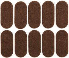 Padukas VOREL, Y x 74866, 20 x 45 mm, 10 vnt. lipnus, rudas veltinis