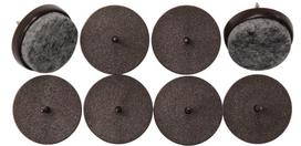 Padukas VOREL, Y x 74924, D - 30 mm, 8 vnt., įkalamas, pilkas veltinis