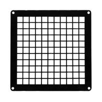 Ventiliacinis tinklelis - grotelės EUROPLAST LSM1515M, 150 x 150 mm, juodas, metalinis