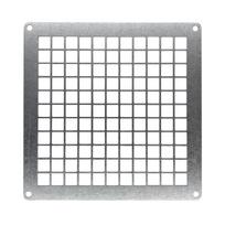 Ventiliacinis tinklelis - grotelės EUROPLAST LSM1515Zn, 150 x 150 mm, cinkuotas, metalinis