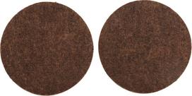 Padukas VOREL, Y x 74856, D - 50 mm, 2 vnt. lipnus, rudas veltinis