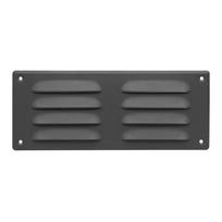 Ventiliacinės grotelės EUROPLAST MR26105A, 260 x 105 mm, antracito sp., metalinės