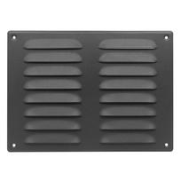 Ventiliacinės grotelės EUROPLAST MR2619A, 260 x 190 mm, antracito sp., metalinės