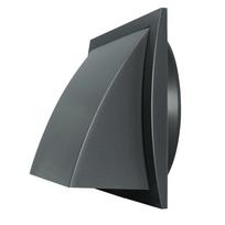 Ventiliacinės grotelės EUROPLAST ND15FVA, d150/190 x 190 mm, plastikinės, su atbuliniu vožtuvu, antr