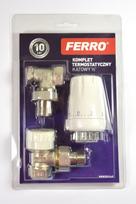 Termostatinių radiatorių vožtuvų rinkinys FERRO, 1/2", kampinis, ZTM08