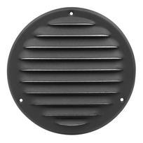 Ventiliacinės grotelės EUROPLAST MR125A, d125 mm, antracito sp., metalinės