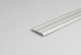 Aliumininė grindų juostelė ARCANSAS 046M1/90, 1800 x 25 mm, anoduota, sidabro spalvos, satinas