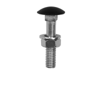 Varžtas DOMAX, ZACB 08040, 8x40mm, juoda sp., 4 vnt., 34922