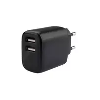 Telefono įkroviklis MUSTHAVZ, 2 x USB-A įkroviklis, 17W, juodos sp., MHHEAD2UA17WBLK