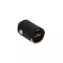 Automobilinis įkroviklis MUSTHAVZ, 2 lizdų, USB-A + USB-C, 38W, juodos sp., MHCACHEADPD38W