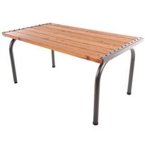 Stalas PATIO Park Lux, medis, plienas, rudos sp., maksimali apkrova iki 100kg, 151 x 86cm, aukštis 7