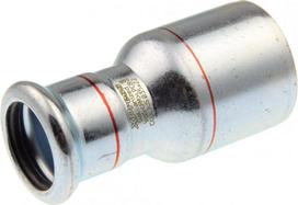 Presuojama plieninė redukuota jungtis KAN THERM, 18x15mm, (1xpres), 6202130