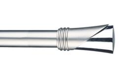Užbaigimas karnizui STOL-KAR Vega, Metalinis karnizo užbaigimas VEGA. Skersmuo - 19mm. Spalva - mati