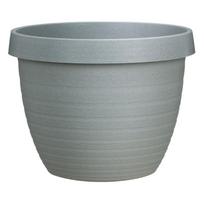Plastikinis lauko vazonas, SCHEURICH COUNTRY STAR (270/35), pilka/granito sp., skersmuo 35 cm.