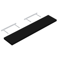 Lentyna VELANO, FS 118/24 C 118x23,5 cm, juodos spalvos, DMX 65152