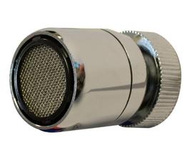 Pasukamos galvos aeratorius PERLINI P-2021, 22F, srautas 6 l / min. su gumine tarpine, chromas