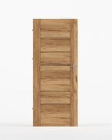 Laminuotos vidaus durys su užlaida VIVENTO PX-01, kairinės, spl. Catania oak, 2030x844x40 mm