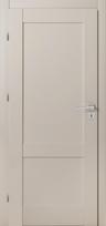 Laminuotos vidaus durys su užlaida VOSTER Rumba, kairinės, spl. Cashmere, 2030x744x40 mm