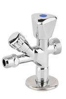 Kombinuotas ventilis AQUER, 3/4" x 1/2" x 3/8" x 10 mm