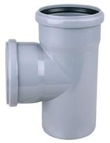 Vidaus nuotekų trišakis AQUER PP, d50x50/90, pilka sp.