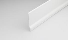 Apdailos juostelė ARCANSAS 1700/01, 2000 mm, plastikinė, balta, blizgi