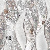Plytelių keraminis dekoras KAI/CERAMICA FIORE, Marquina Art Decor White 4884, 30 x 60 cm, 1,620 m2/d