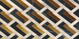 Dekoratyvinės keraminės plytelės KAI, Firenze Geometric Beige 3271, 30 x 60 cm, 6 vnt./dėž., rektifi