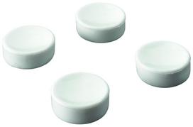 Sieniniai magnetukai HETTICH, 4 vnt., 11 x 25 mm, baltos sp., 9100534