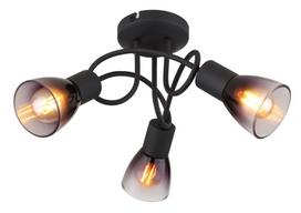 Lubinis šviestuvas GLOBO 54312-3D, 3 x E14, 25W, 230V, dūmų sp. stiklas, 380x380x185 mm