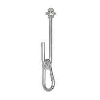 Sūpynių kilpa DOMAX, MHB 130, spl. balta, d-12 mm, 130 mm, 8852