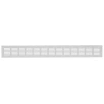 Ventiliacinės grotelės EUROPLAST RA650S, 60 x 500, aliuminės, sidabro spalvos
