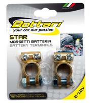 Akumuliatoriaus gnybtai BOTTARI Star, 2vnt. 6 / 12V