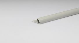 Kampas plytelėms ARCANSAS 251A/03, 2500 x 25 x 8 mm, plastikinis, išorinis, baltas, blizgus