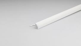 Kampas plytelėms ARCANSAS 254A/51, 2700 x 27 x 10 mm, aliuminis, išorinis, baltas blizgus "powder-co
