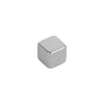 Magnetas FIX-O-MOLL, kubas 5 x 5mm, 8vnt, sidabro sp.