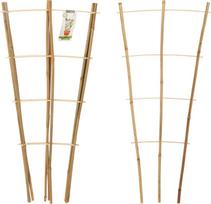 Bambukinė atrama Progarden, kopetėlės, 3 kojų,4 pakopų, rinkinys (3 vnt.), 76 x 36 cm.
