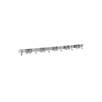 Įrankių laikiklis DMX 542006, UMZ 600, 6 kabliukai, 5 laikikliai, sidabro sp., 610 x 29 mm