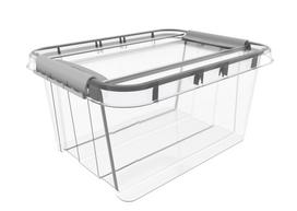 Daiktadėžė PLAST TEAM Pro Box, su dangčiu, skaidri, 39 x 25,8 x 51 cm, 32 l