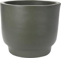 Lauko vazonas, žalios sp., 28,5 x 28,5 x 25 cm.