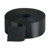 Kabliukų ir kilpučių surišimo juosta FIX-O-MOLL, 30mm x 5m, juoda sp.