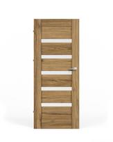 Laminuotos vidaus durys su užlaida VIVENTO PY-02, kairinės, spl. Catania oak, 2030x744x40 mm