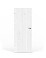 Laminuotos vidaus durys su užlaida VIVENTO Astoria-01, kairinės, spl. Sibiu White, 2030x744x40 mm