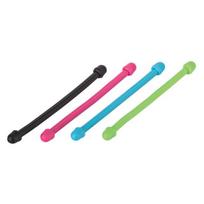 Surišimo dirželiai FIX-O-MOLL, 76mm, 4vnt., rož/mėl/žal/juoda sp.