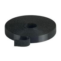 Kabliukų ir kilpučių surišimo juosta FIX-O-MOLL, 10mm x 5m, juoda sp.