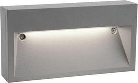 Lauko šviestuvas ORRO, 10 W LED, IP54, sieninis, pilkos spalvos, 4000 K, 650 lm, 30.000 val., 220-24